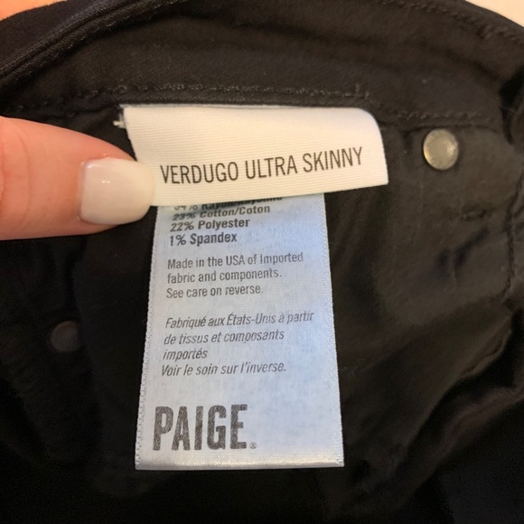 Paige distressed skinny jeans - Picture 5 of 7